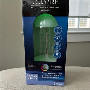 Jellyfish Mood Lamp with Bluetooth Speaker, Color Changing LED
